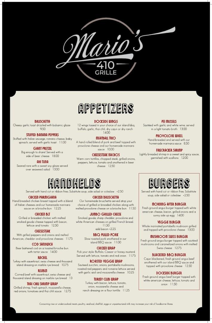 Mario's 410 Grille